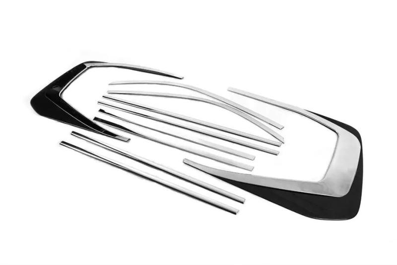 Купить Полная окантовка окон дизайн 2025 (2008-2015, нерж) для Lexus LX570 / 450d