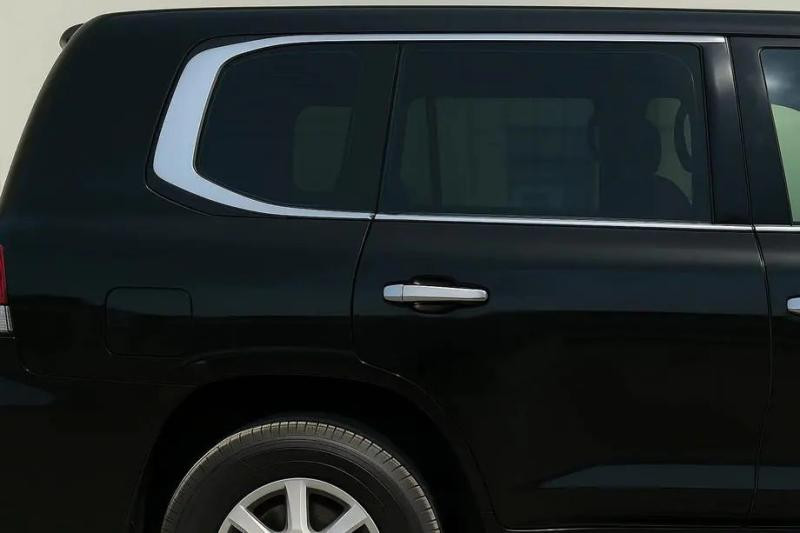 Купить Полная окантовка окон дизайн 2025 (2008-2015, нерж) для Lexus LX570 / 450d