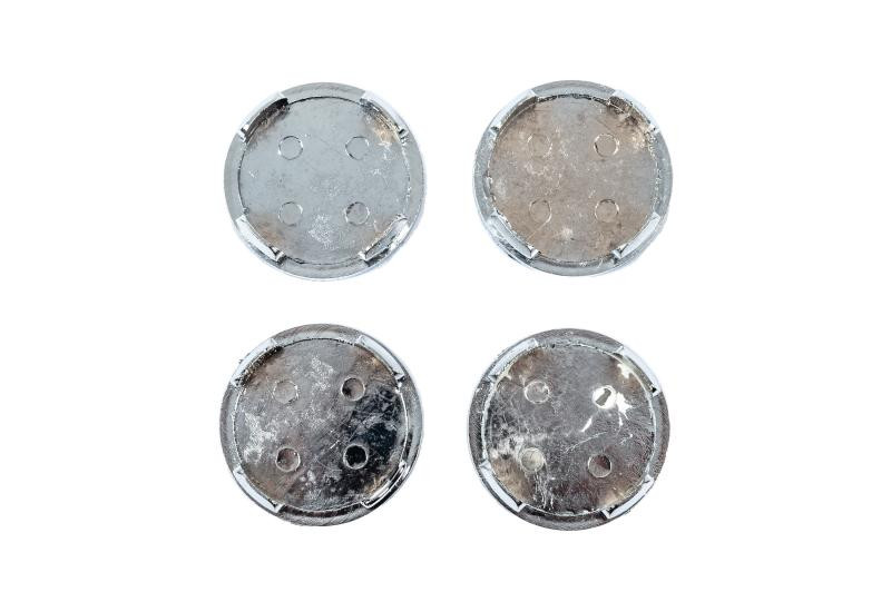 Купить Колпачки на диски 54.5/50мм черные (4 шт) для Тюнинг Ford