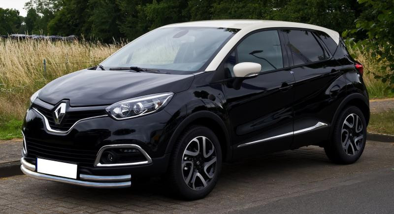 Купить Передняя защита ST085 (нерж) для Renault Captur 2013-2019 гг