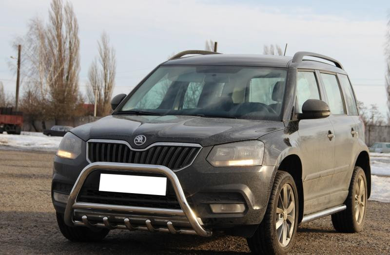 Купити Кенгурятник WT003 (нерж) для Skoda Yeti 2009-2017 рр