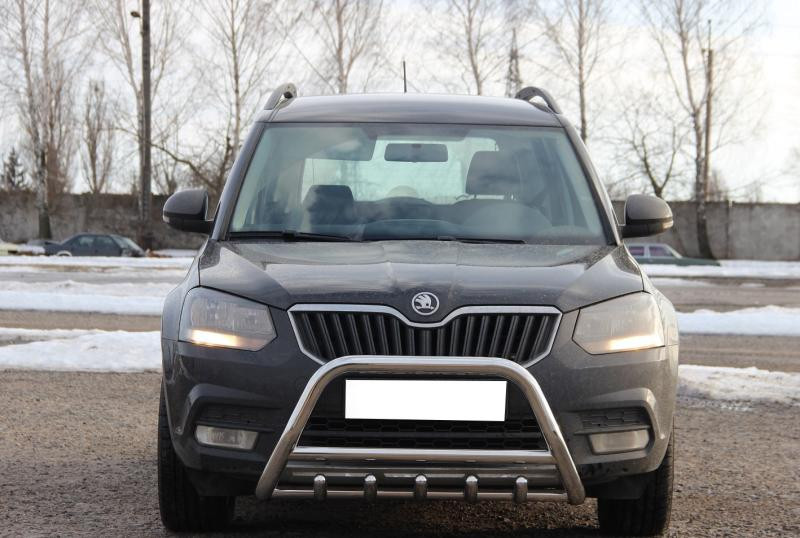 Купити Кенгурятник WT003 (нерж) для Skoda Yeti 2009-2017 рр