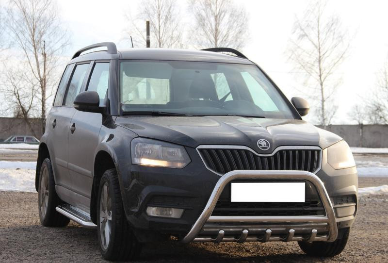 Купити Кенгурятник WT003 (нерж) для Skoda Yeti 2009-2017 рр
