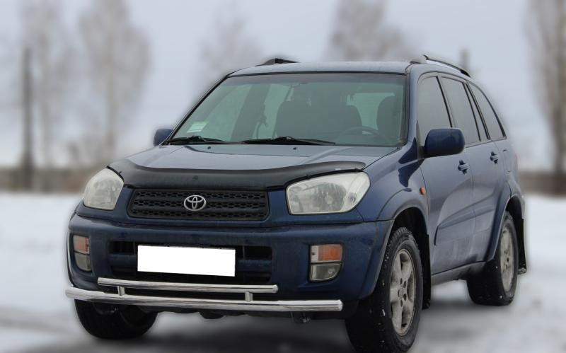 Купити Передній захист ST014-1 (нерж) для Toyota Rav 4 2001-2005 рр