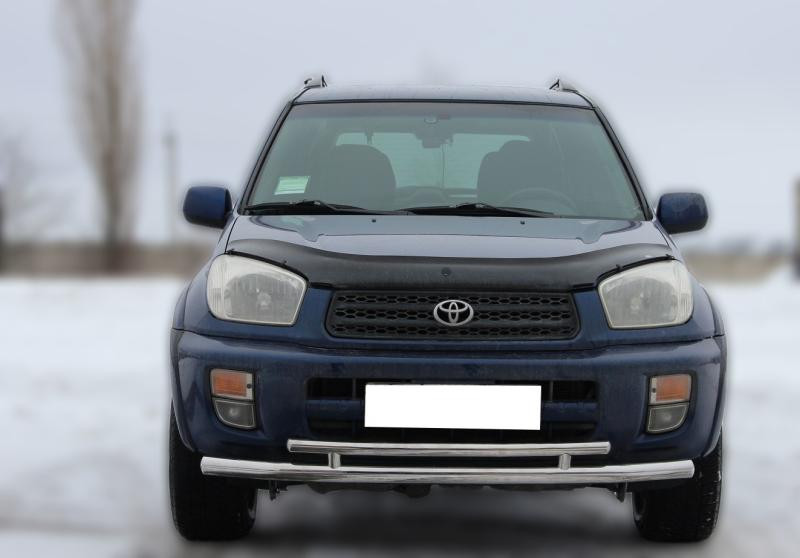Купити Передній захист ST014-1 (нерж) для Toyota Rav 4 2001-2005 рр