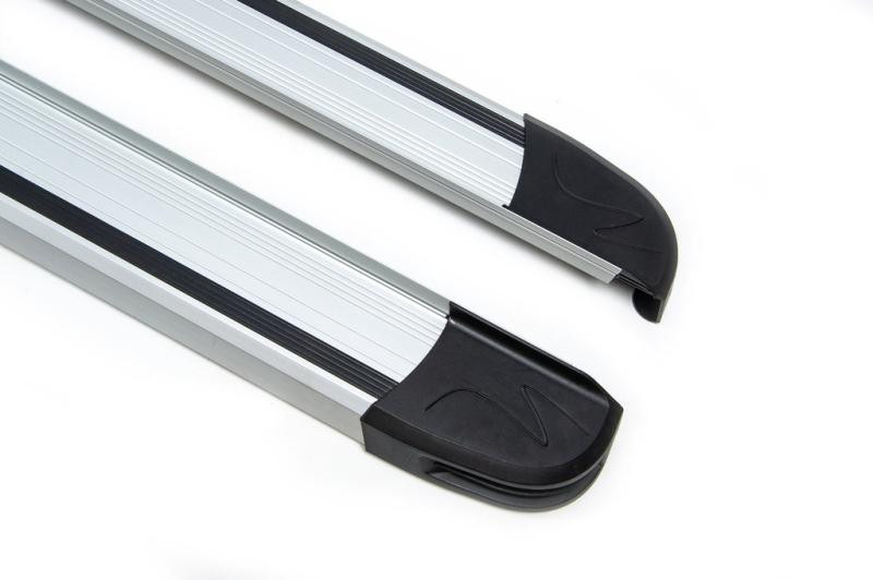 Купити Бокові пороги Maya V4 (2 шт., алюміній) для Renault Duster 2024- рр