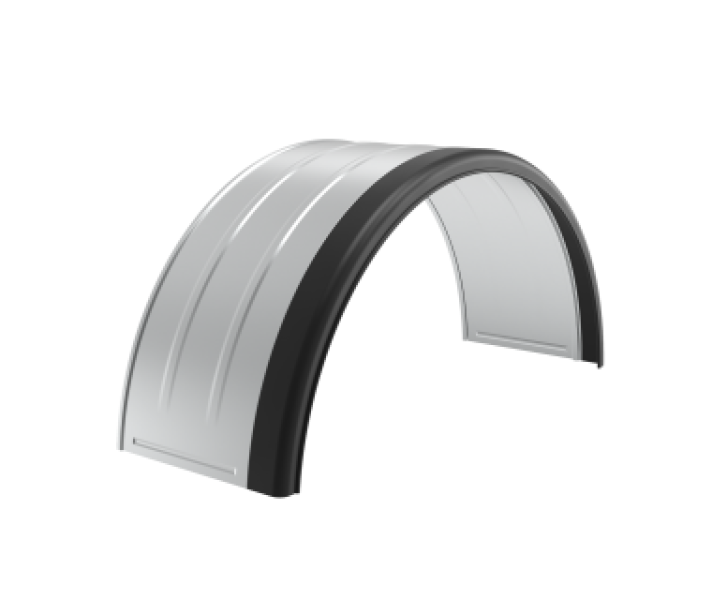 Купити Крило оцинковане на причіп тандем Domar DK7165, B=450 мм Domar Цинк Італія (1101107217)