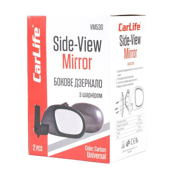 Купити Дзеркала бокові Carlife, універсальні, комп. 2шт VM530