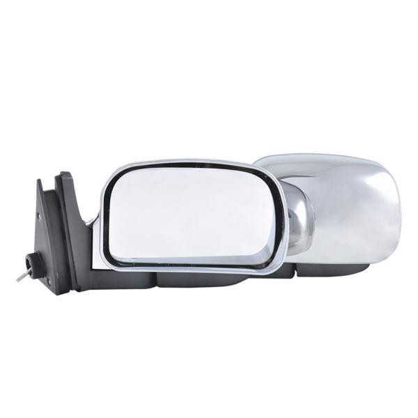 Купить Зеркала боковые Carlife, ВАЗ 2104, 05, 07 цвет хром, сф., антибл.комп 2шт