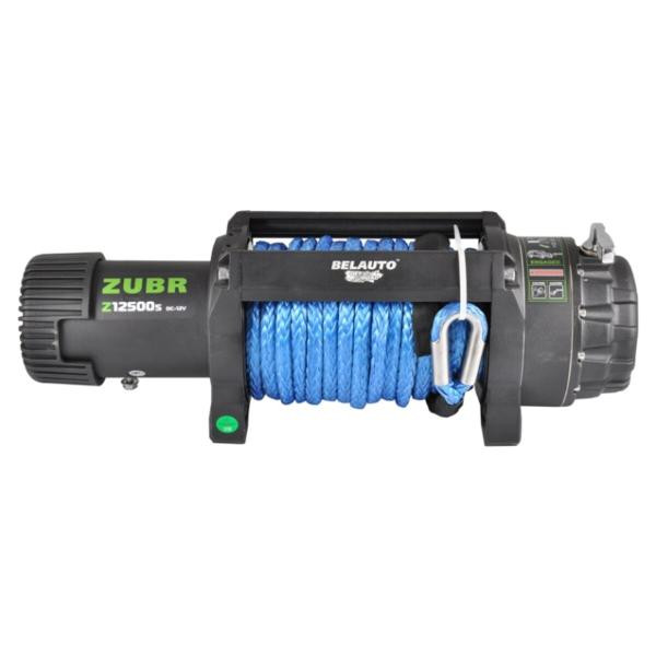 Купить Лебедка BELAUTO ZUBR 12500lbs (6.0hp/4.4kw; 262:1) синтетический трос