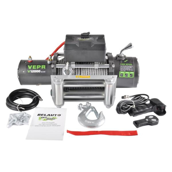 Купити Лебідка BELAUTO VEPR 12000lbs (6.0hp/4.4kw; 265:1)