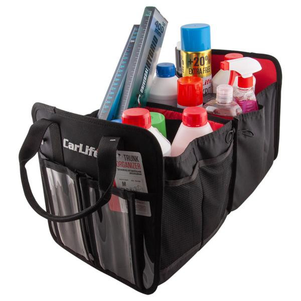Купити Сумка органайзер CarLife (трансформер) M 55х29х29см Тк. PVC 1680 D чорна