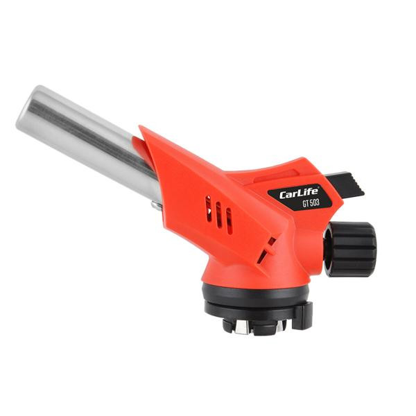 Купить Газовая горелка Carlife, сопло: Ø 20мм, длина 60мм с пьезоподжигом, оборот. 360°