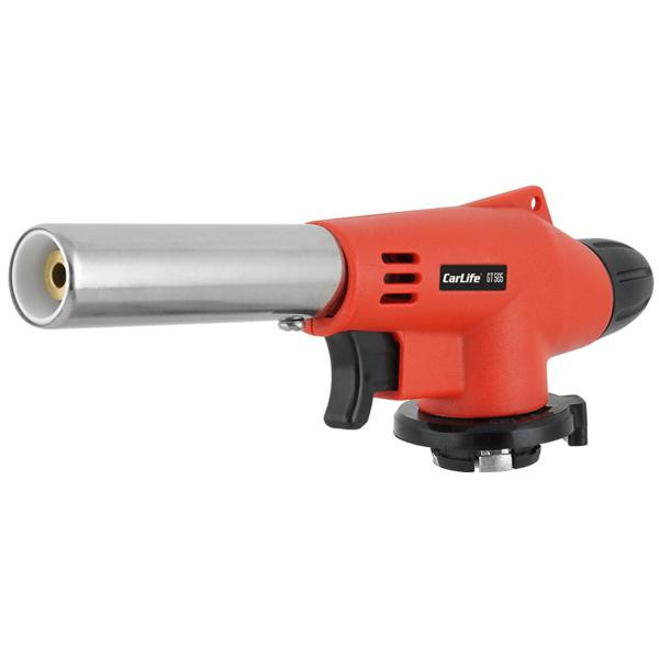 Купить Газовая горелка Carlife, сопло: Ø 19мм, длина 68мм с пьезоподжигом, керам. защита GT505