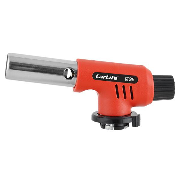 Купить Газовая горелка Carlife, сопло: Ø 19мм, длина 68мм с пьезоподжигом, керам. защита GT507