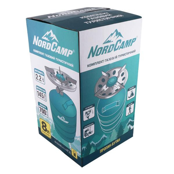 Купити Газовий балон Nord Camp з пальником (конфоркою), 8л