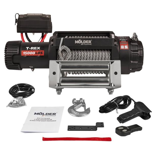 Купить Лебедка MOLDER T-REX 15000lbs (6.8hp/5.0kw; 262)