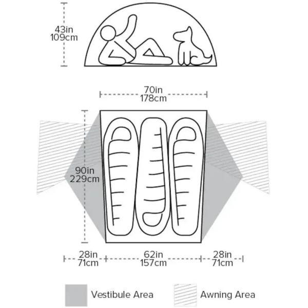 Купити Намет Big Agnes Copper Spur UL3