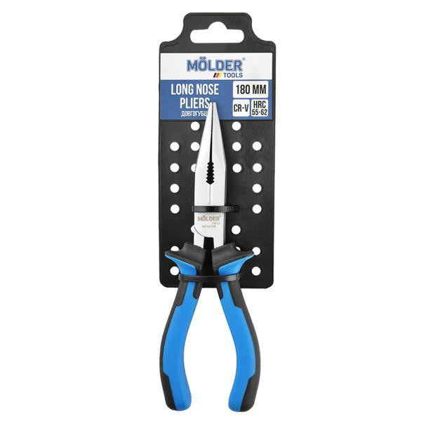 Купити Довгогубці Molder Cr-V 180мм, двокомпонентна ручка