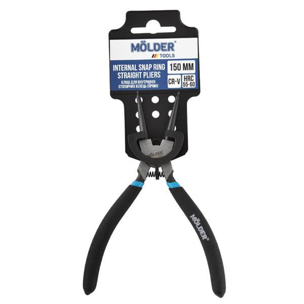 Купить Клещи Molder для внутренних стопорных колец, прямые Cr-V 150мм
