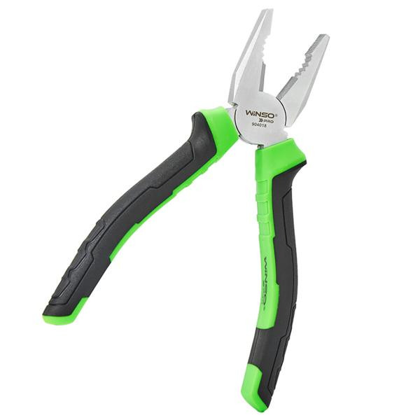 Купити Плоскогубці Winso Pro комбіновані Cr-V 180мм, двокомпонентна ручка