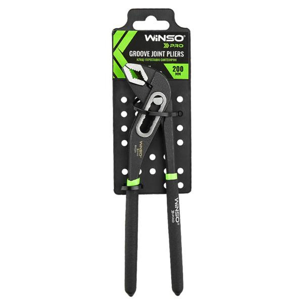 Купити Кліщі Winso Pro переставні сантехнічні 200мм, макс.діаметр 34мм