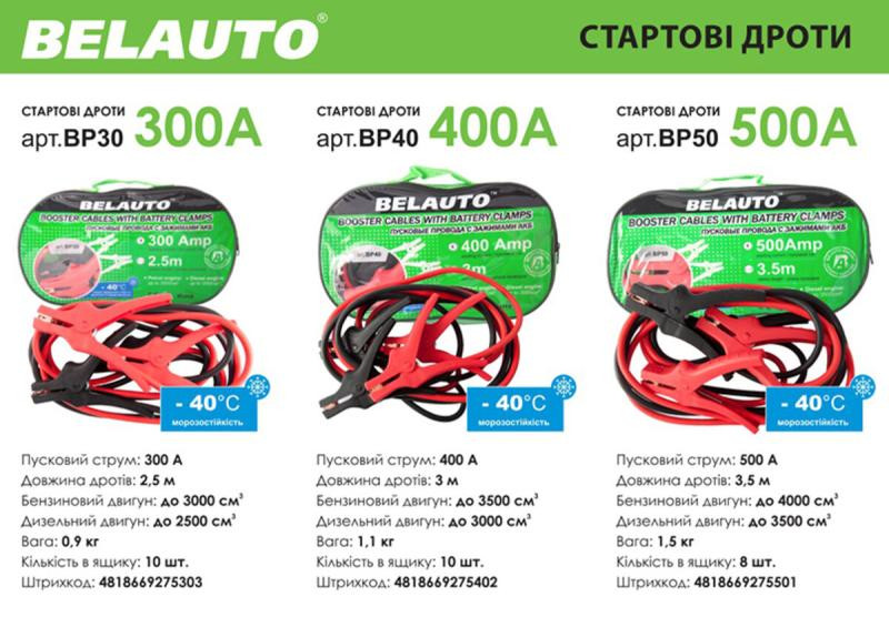 Купить Провода-прикуриватели Белавто 500A, 3,5м BP50