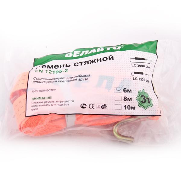 Купити Стяжний ремінь Белавто 3т, 6м