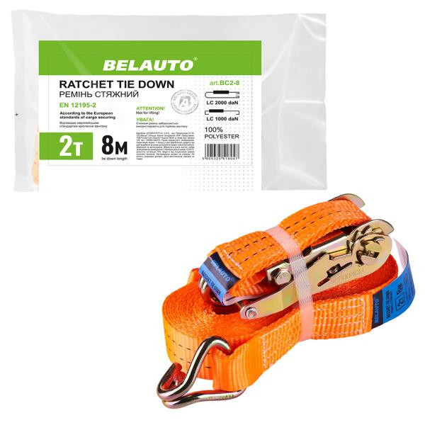 Купити Стяжний ремінь Белавто 2т, 8м