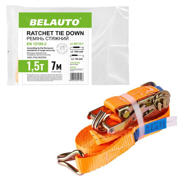 Купити Стяжний ремінь Белавто 1,5т, 7м