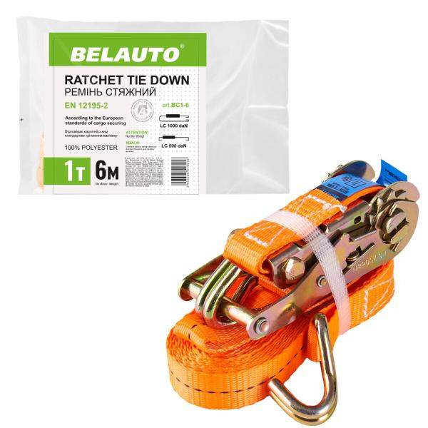 Купити Стяжний ремінь Белавто 1т, 6м