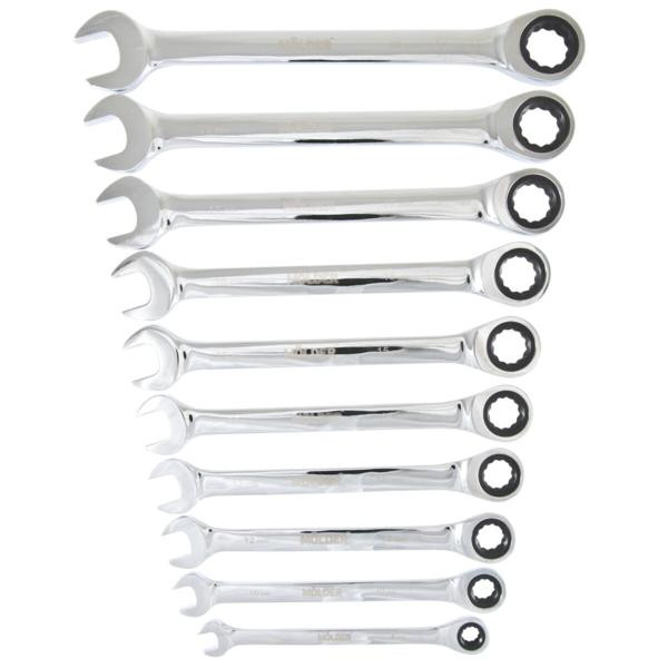 Купити Набір ключів Molder з трещіткою CR-V, 10шт