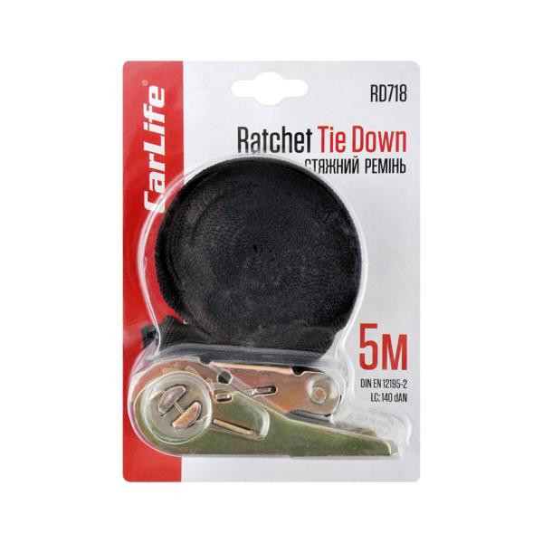 Купить Стяжной ремень с трещоткой CarLife 5м