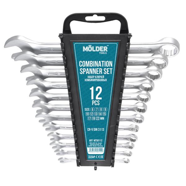 Купити Набір ключів Molder CR-V, 6-22мм, 12шт