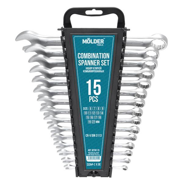 Купити Набір ключів Molder CR-V, 6-22мм, 15шт