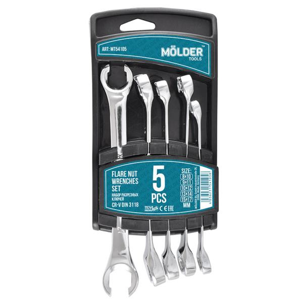 Купити Набір ключів Molder CR-V розрізних, 5шт