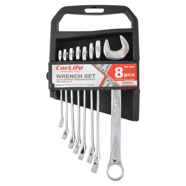 Купити Набір ключів Carlife CR-V, 8-19мм, 8шт
