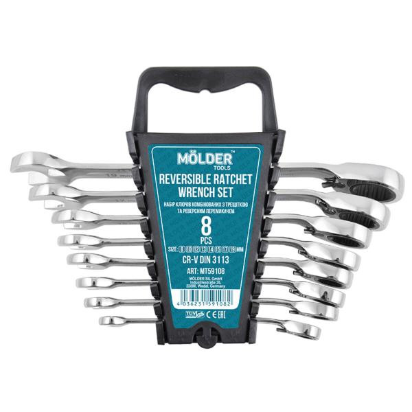Купить Набор ключей Molder CR-V (8-10-12-13-14-15-17-19мм), 8шт