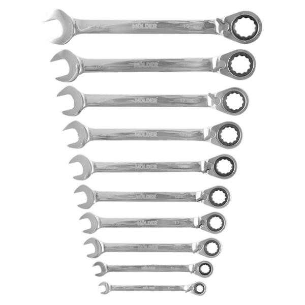 Купить Набор ключей Molder CR-V (8-10-12-13-14-15-16-17-18-19мм), 10шт