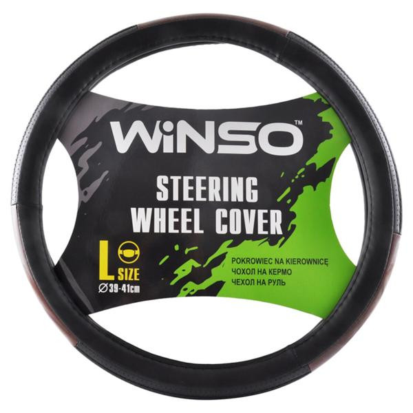 Купить Чехол на руль Winso L, Ø39-41 экокожа 140230