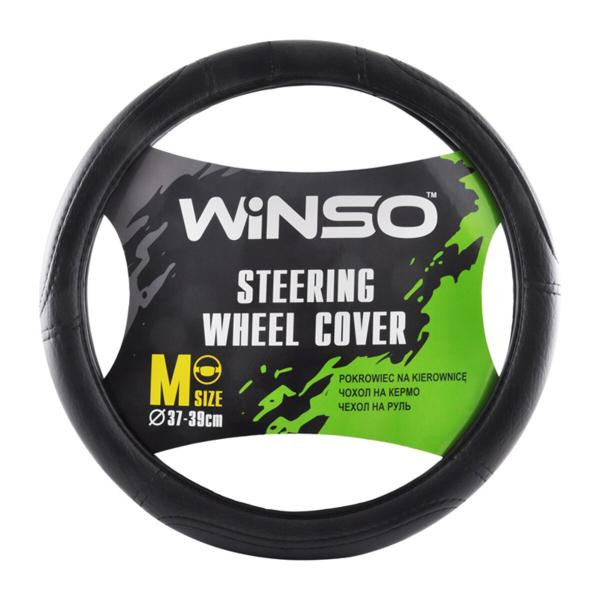 Купить Чехол на руль Winso М, Ø37-39 экокожа 140420