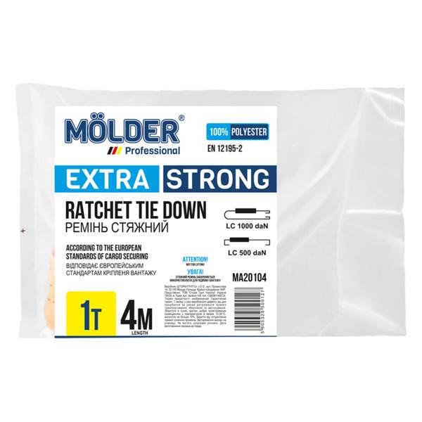 Купити Стяжний ремінь Molder 1т, 4м