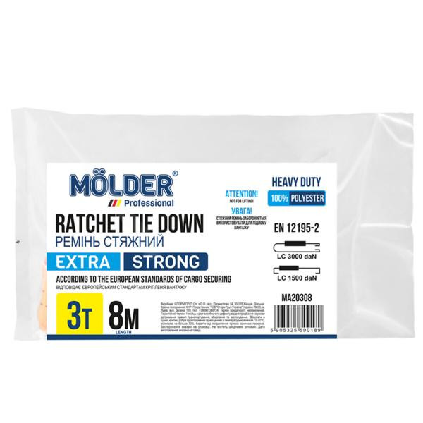 Купити Стяжний ремінь Molder 3т, 8м