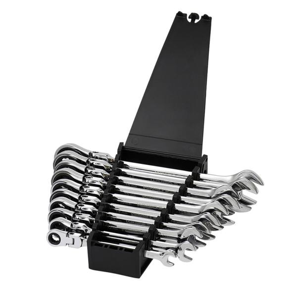 Купити Набір ключів Winso PRO комбіновані з тріскачкою та карданом CR-V 10шт (8-10-12-13-14-15-16-17-19мм)