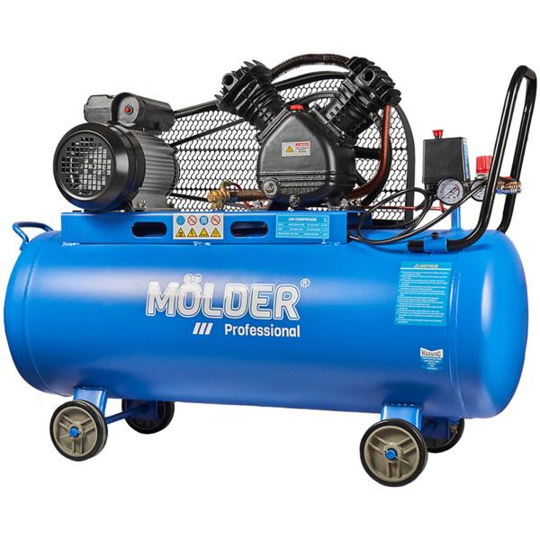 Купити Компресор повітряний Molder з ресівером 100л, 336л/хв, 2200Вт