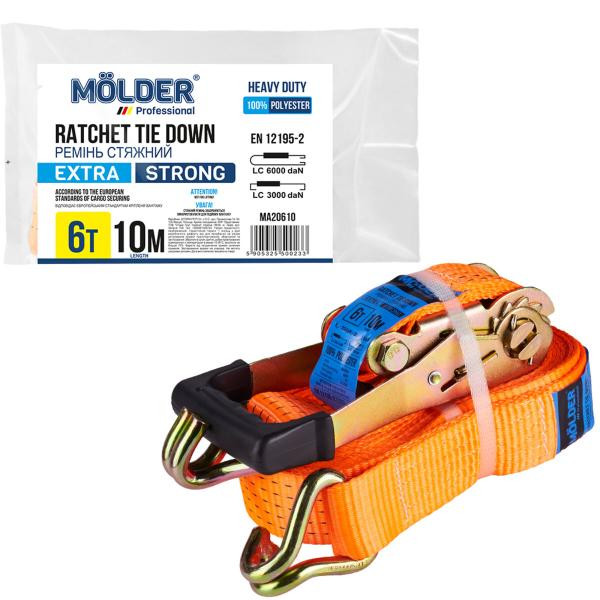 Купити Стяжний ремінь Molder 6т, 10м