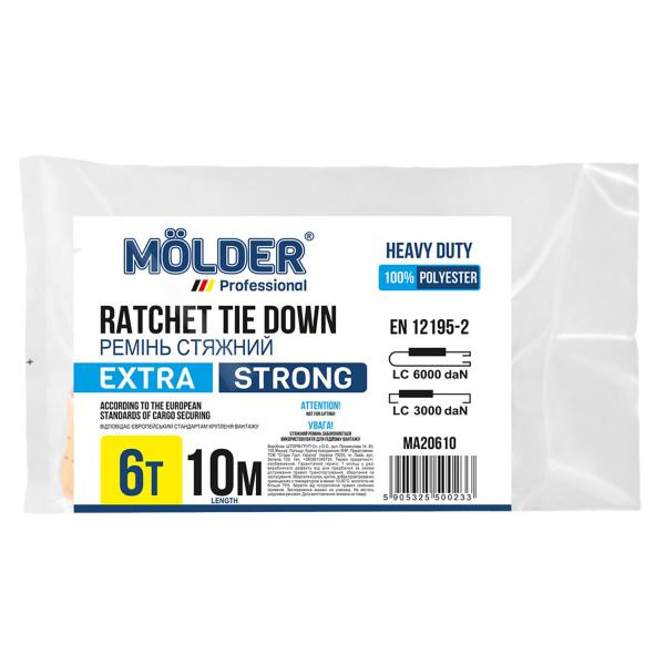 Купити Стяжний ремінь Molder 6т, 10м