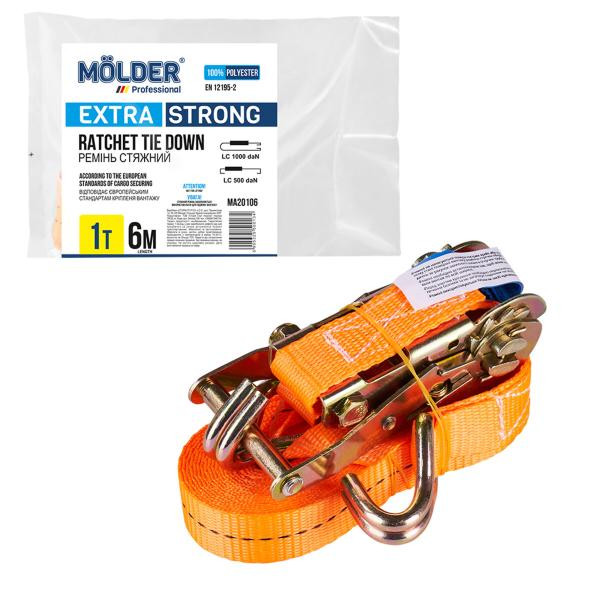 Купити Стяжний ремінь Molder 1т, 6м