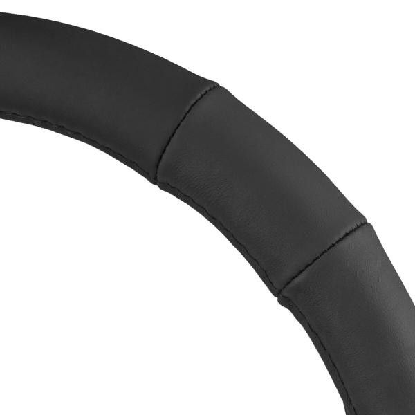 Купити Чохол на кермо Carlife 39 - 41см, шкіра, чорний SW240L