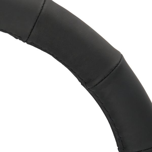 Купити Чохол на кермо Carlife 37-39см, шкіра, чорний SW240M